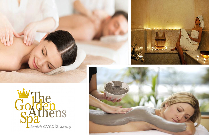 40€ από 198€ για VIP Luxury Therapy 2 ατόμων (Βody Mασάζ, Mάσκα), Διάρκειας 90', στο υπερπολυτελές 600 τ.μ. ''Golden Athens Spa'' στο Σύνταγμα