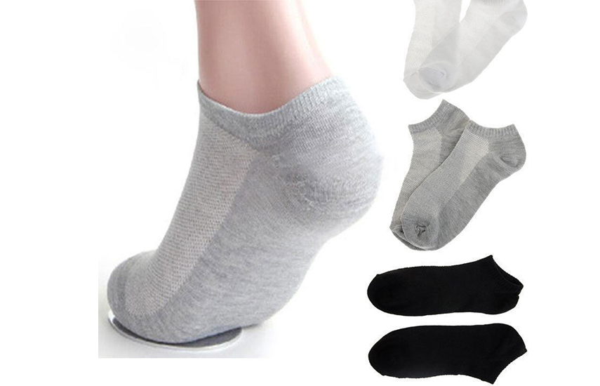 2,5€ από 7€ για Βαμβακερές κοντές Κάλτσες Αστραγάλου (One Size / Unisex), για να μην ιδρώνει και μυρίζει το πόδι σας, Ιδανικές για το Καλοκαίρι