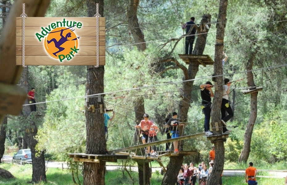 ADVENTURE PARK: 40€ για 1 ΧΡΥΣΟ Premium Bραχιολάκι που περιλαμβάνει 3 ώρες Zip Line, Απεριόριστες Δραστηριότητες & 5 προϊόντα από το Bar