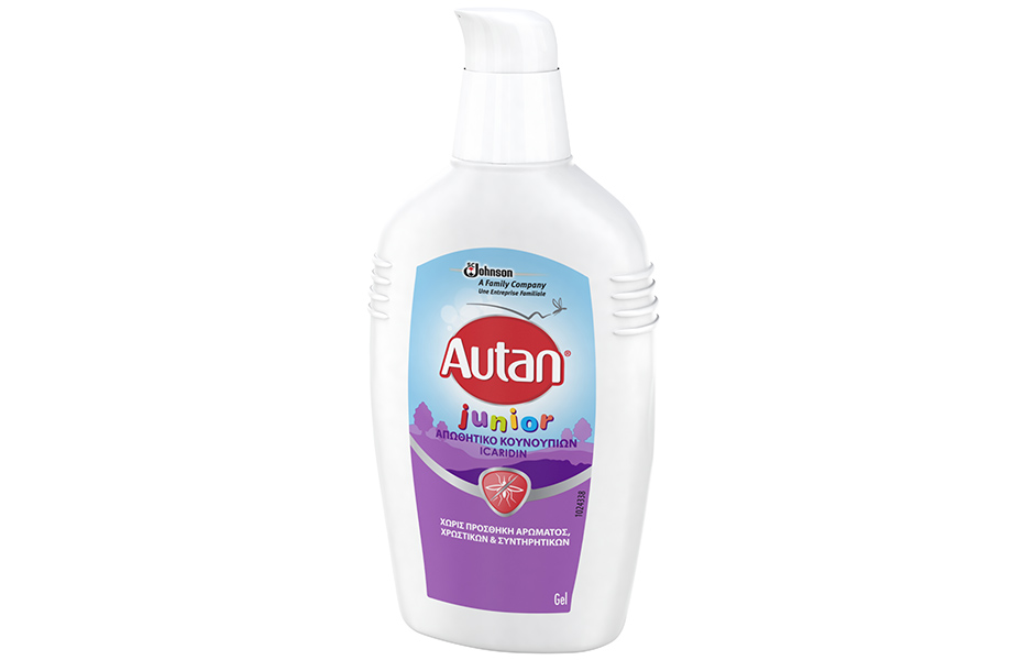 AUTAN  Junior Gel: Aπό 7€ για 1-3 συσκευασίες 100ml, για προστασία των παιδιών από τα κουνούπια όπου και αν βρίσκεστε