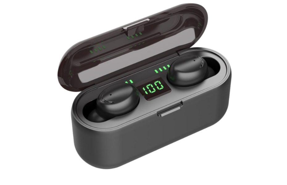 9,9€ από 29,9€ για Ασύρματα Ακουστικά Bluetooth με Βάση Φόρτισης TWS F9-5c