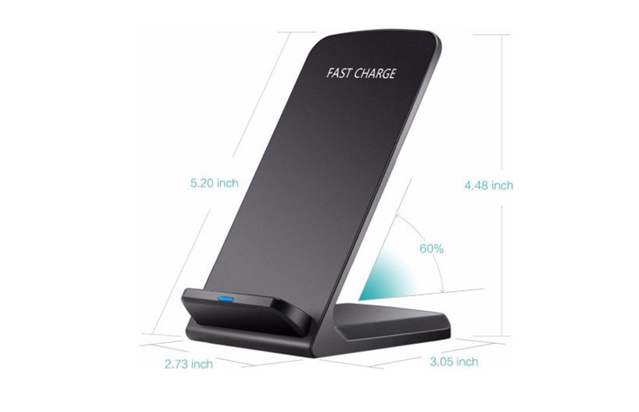 3€ από 19,9€ για Ασύρματο Φορτιστή Q800, ταχείας φόρτισης, συμβατό με όλες τις συσκευές που διαθέτουν τεχνολογία Qi